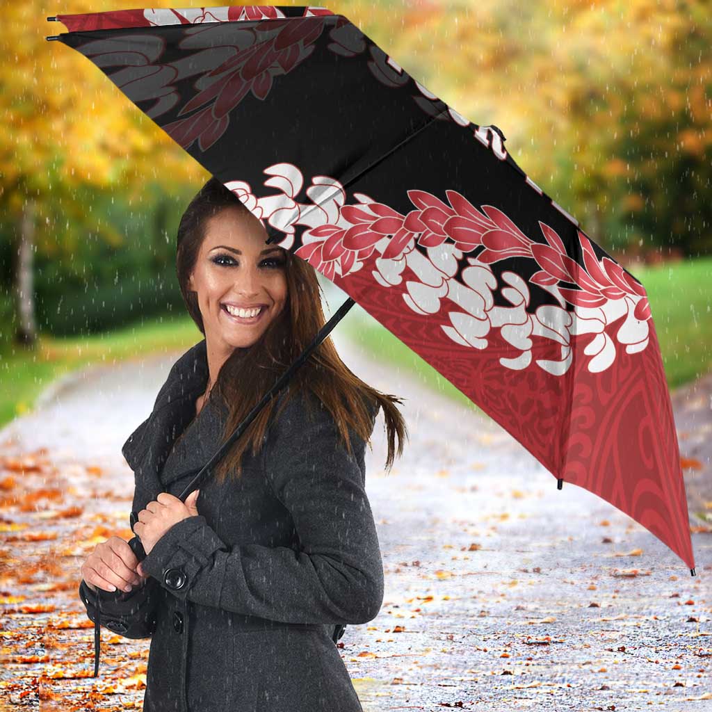 Personalized Kalani Hawaii High School Umbrella Puakenikeni Lei Hawaiian Pattern LT14 - Polynesian Pride