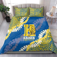 Kaiser Hawaii High School Bedding Set Puakenikeni Lei Hawaiian Pattern LT14 - Polynesian Pride