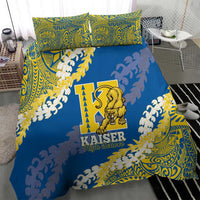 Kaiser Hawaii High School Bedding Set Puakenikeni Lei Hawaiian Pattern LT14 - Polynesian Pride