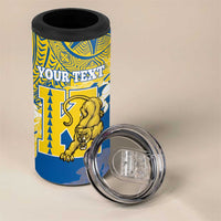 Personalized Kaiser Hawaii High School 4 in 1 Can Cooler Tumbler Puakenikeni Lei Hawaiian Pattern LT14 - Polynesian Pride