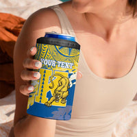 Personalized Kaiser Hawaii High School 4 in 1 Can Cooler Tumbler Puakenikeni Lei Hawaiian Pattern LT14 - Polynesian Pride