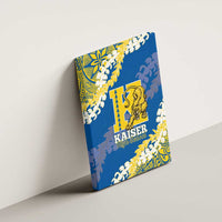 Kaiser Hawaii High School Canvas Wall Art Puakenikeni Lei Hawaiian Pattern LT14 - Polynesian Pride