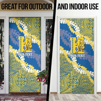 Personalized Kaiser Hawaii High School Door Cover Puakenikeni Lei Hawaiian Pattern LT14 - Polynesian Pride