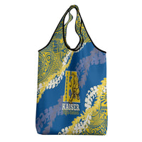 Kaiser Hawaii High School Grocery Bag Puakenikeni Lei Hawaiian Pattern LT14 - Polynesian Pride