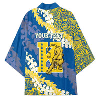 Personalized Kaiser Hawaii High School Kimono Puakenikeni Lei Hawaiian Pattern LT14 - Polynesian Pride