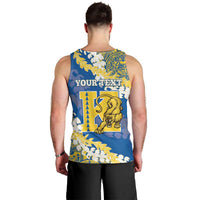 Personalized Kaiser Hawaii High School Men Tank Top Puakenikeni Lei Hawaiian Pattern LT14 - Polynesian Pride
