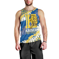 Personalized Kaiser Hawaii High School Men Tank Top Puakenikeni Lei Hawaiian Pattern LT14 - Polynesian Pride