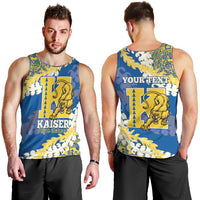 Personalized Kaiser Hawaii High School Men Tank Top Puakenikeni Lei Hawaiian Pattern LT14 - Polynesian Pride