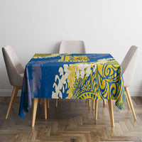 Kaiser Hawaii High School Tablecloth Puakenikeni Lei Hawaiian Pattern LT14 - Polynesian Pride