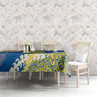 Kaiser Hawaii High School Tablecloth Puakenikeni Lei Hawaiian Pattern LT14 - Polynesian Pride