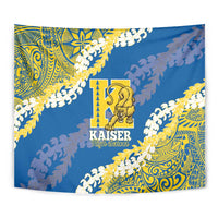 Kaiser Hawaii High School Tapestry Puakenikeni Lei Hawaiian Pattern LT14 - Polynesian Pride