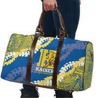Kaiser Hawaii High School Travel Bag Puakenikeni Lei Hawaiian Pattern LT14 - Polynesian Pride