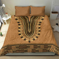 Brown African Dashiki With Fijian Tapa Pattern Bedding Set
