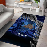 New Zealand Stewart Island Area Rug Rakiura Kiwi Maori Glowing Sky