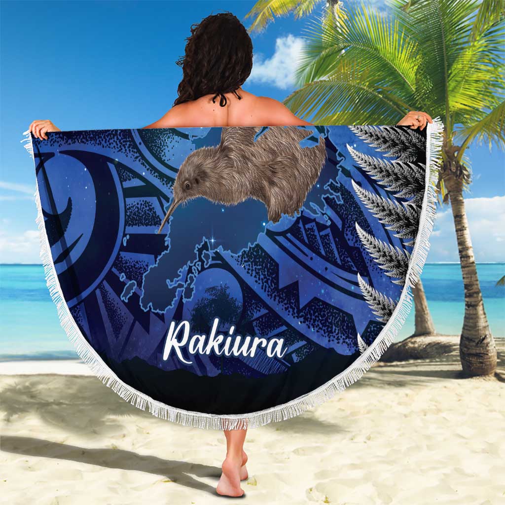 New Zealand Stewart Island Beach Blanket Rakiura Kiwi Maori Glowing Sky