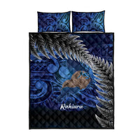 New Zealand Stewart Island Quilt Bed Set Rakiura Kiwi Maori Glowing Sky