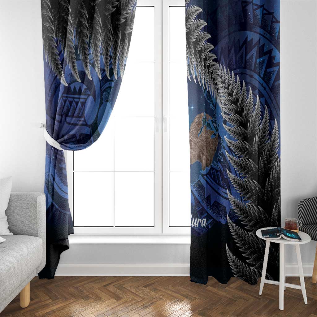 New Zealand Stewart Island Window Curtain Rakiura Kiwi Maori Glowing Sky