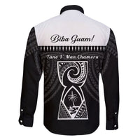 Guam Liberation Day Family Matching Tank Maxi Dress and Hawaiian Shirt Biba Guahan Chamorro 80th Anniversary - Black