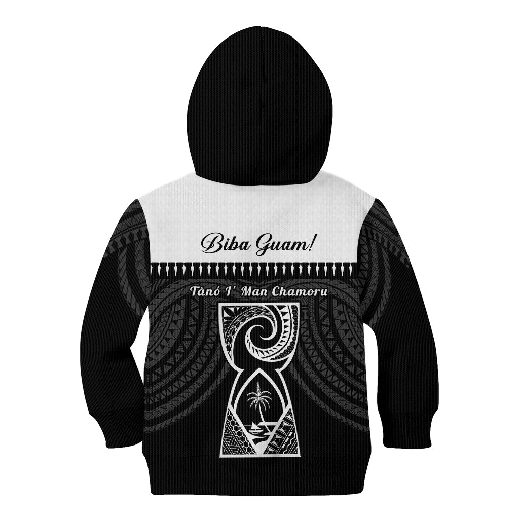 Guam Liberation Day Kid Hoodie Biba Guahan Chamorro 80th Anniversary - Black LT14 - Polynesian Pride