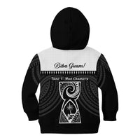 Guam Liberation Day Kid Hoodie Biba Guahan Chamorro 80th Anniversary - Black LT14 - Polynesian Pride