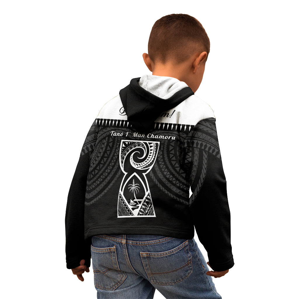Guam Liberation Day Kid Hoodie Biba Guahan Chamorro 80th Anniversary - Black LT14 - Polynesian Pride