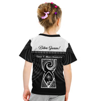 Guam Liberation Day Kid T Shirt Biba Guahan Chamorro 80th Anniversary - Black LT14 - Polynesian Pride