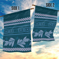 Dark Cyan Samoa Siapo Teuila Flowers Garden Flag