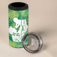 Green Polynesia Father's Day 4 in 1 Can Cooler Tumbler Dad You Are My Hero
