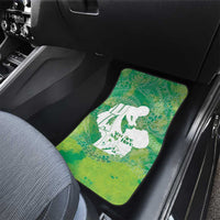 Green Polynesia Father's Day Car Mats Dad You Are My Hero