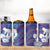 Purple Polynesia Father's Day 4 in 1 Can Cooler Tumbler Dad You Are My Hero