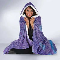 Purple Polynesia Father's Day Hooded Blanket Dad You Are My Hero LT14 - Polynesian Pride