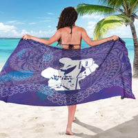 Purple Polynesia Father's Day Sarong Dad You Are My Hero