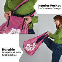 Pink Polynesia Father's Day Grocery Bag Dad You Are My Hero