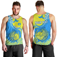 Personalised Palau Independence Day Men Tank Top Happy 29th Anniversary Polynesian Hammerhead Shark LT14 - Polynesian Pride