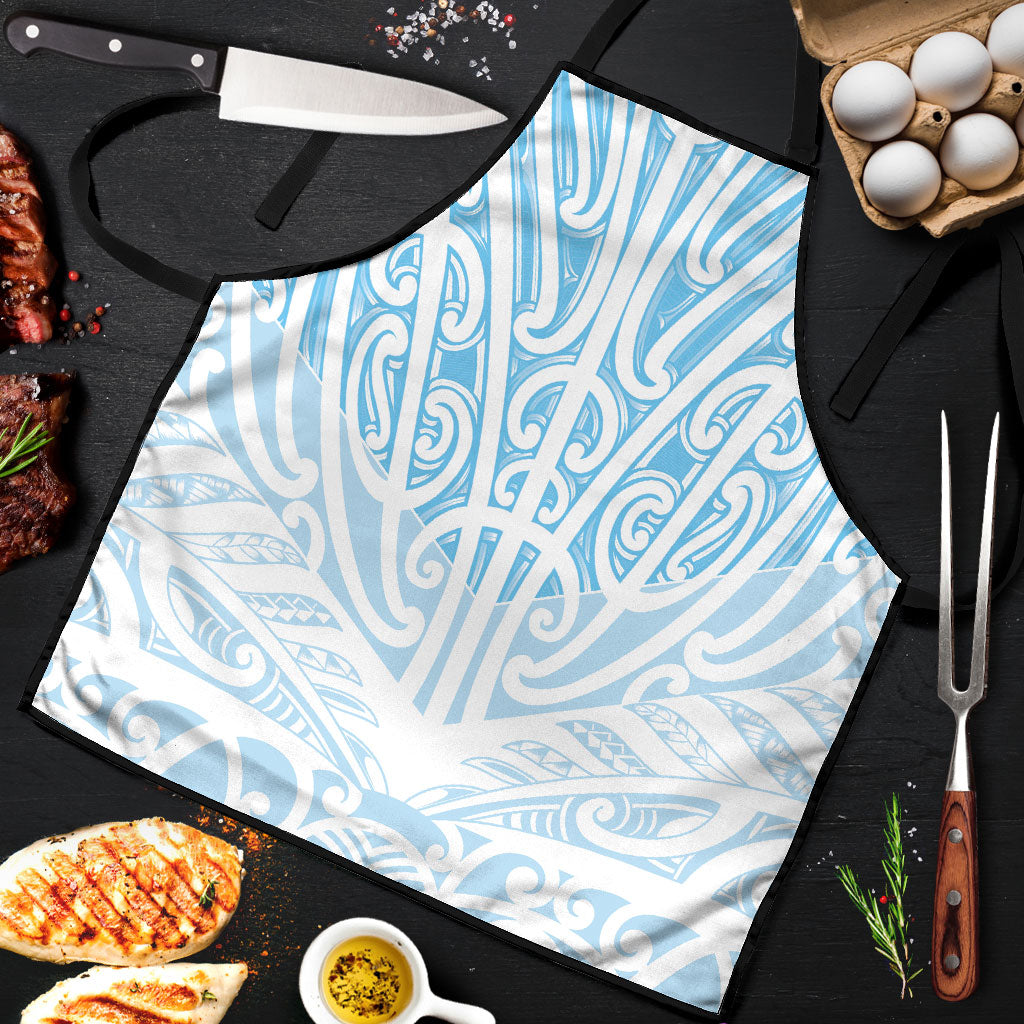 Blue New Zealand Puhoro Maori Tattoo Apron LT14 Blue - Polynesian Pride