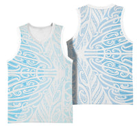 Blue New Zealand Puhoro Maori Tattoo Basketball Jersey LT14 - Polynesian Pride