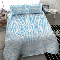 Blue New Zealand Puhoro Maori Tattoo Bedding Set LT14 - Polynesian Pride