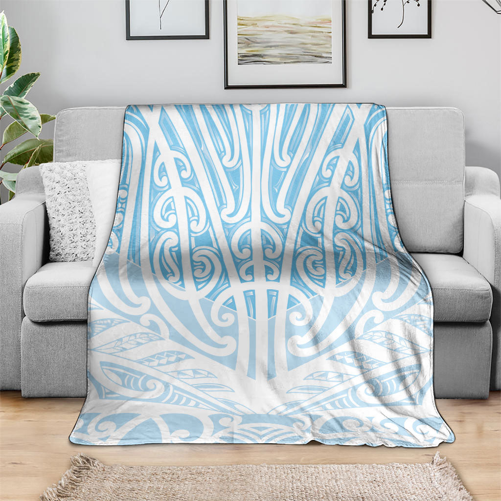Blue New Zealand Puhoro Maori Tattoo Blanket LT14 - Polynesian Pride