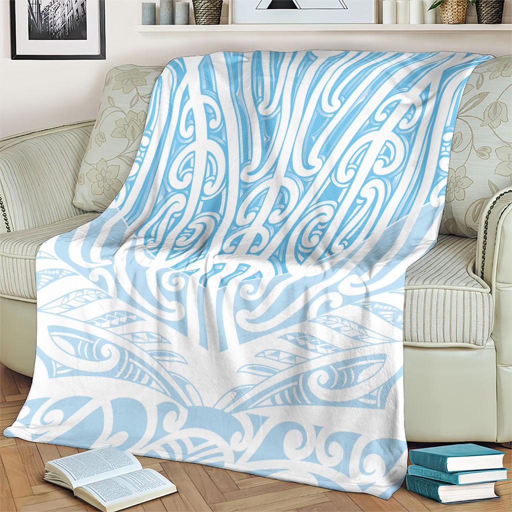 Blue New Zealand Puhoro Maori Tattoo Blanket LT14 - Polynesian Pride