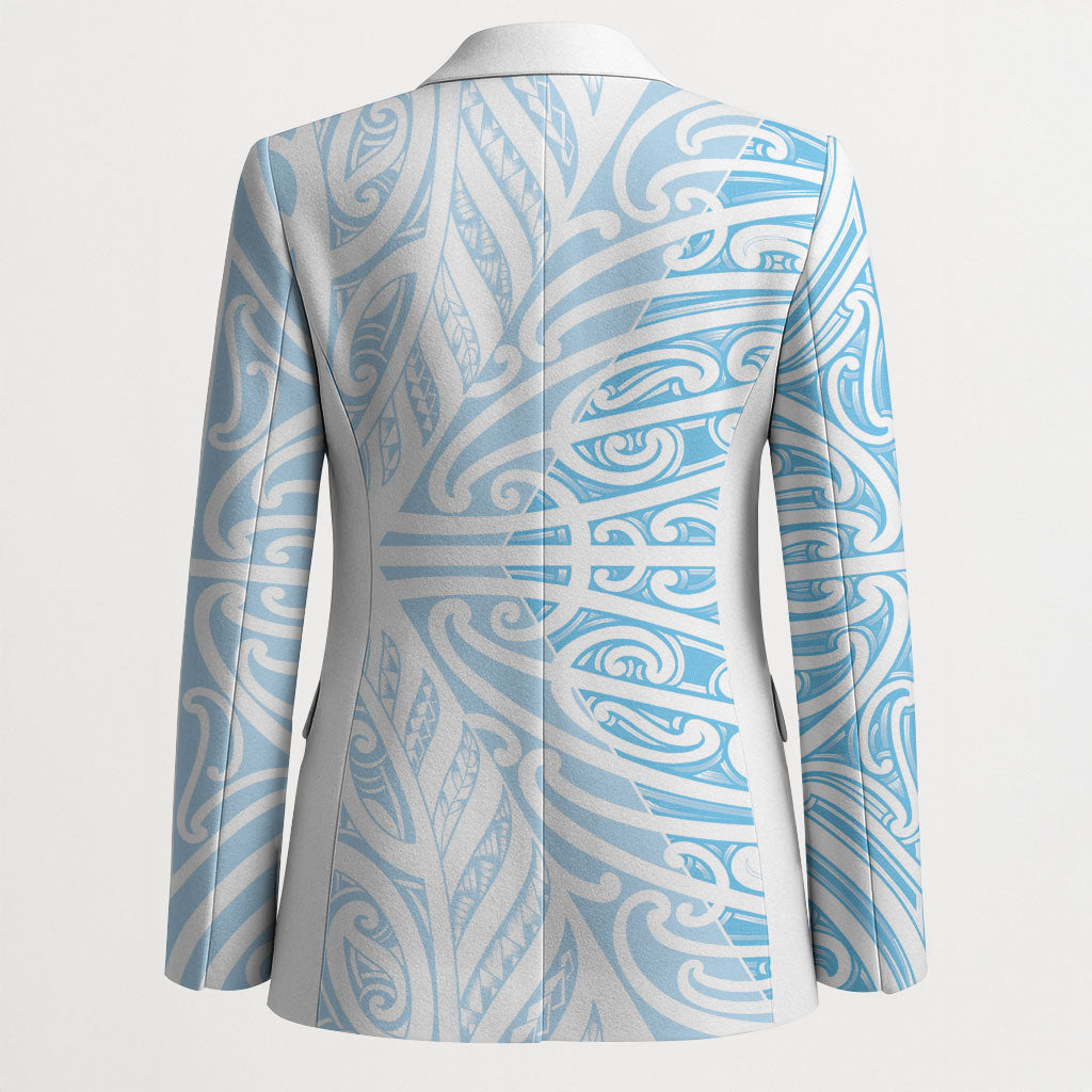 Blue New Zealand Puhoro Maori Tattoo Blazer LT14 - Polynesian Pride
