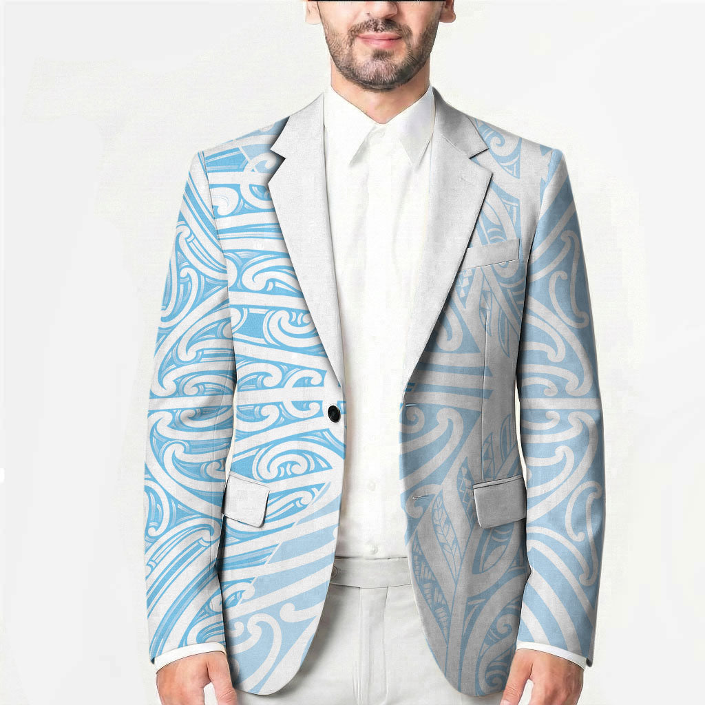 Blue New Zealand Puhoro Maori Tattoo Blazer LT14 - Polynesian Pride