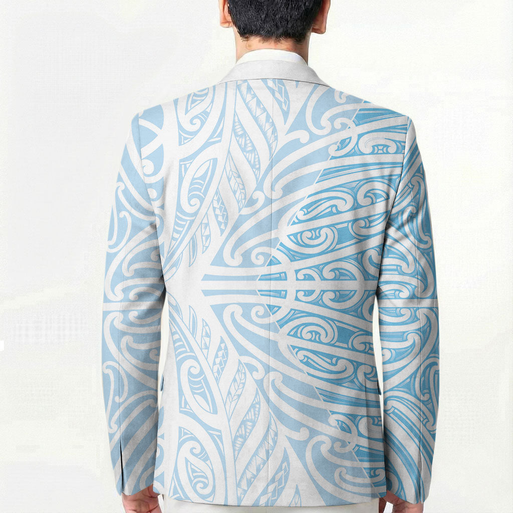 Blue New Zealand Puhoro Maori Tattoo Blazer LT14 - Polynesian Pride