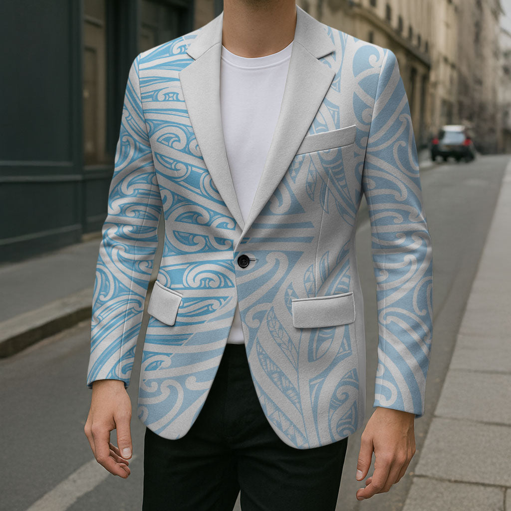 Blue New Zealand Puhoro Maori Tattoo Blazer LT14 - Polynesian Pride