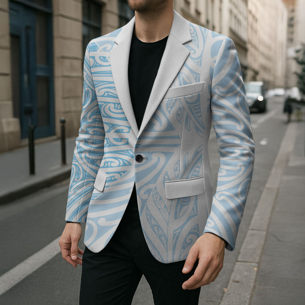 Blue New Zealand Puhoro Maori Tattoo Blazer LT14 - Polynesian Pride