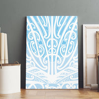 Blue New Zealand Puhoro Maori Tattoo Canvas Wall Art LT14 - Polynesian Pride
