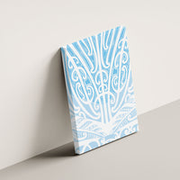Blue New Zealand Puhoro Maori Tattoo Canvas Wall Art LT14 - Polynesian Pride