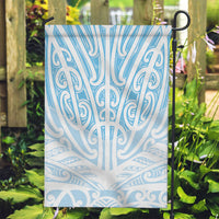Blue New Zealand Puhoro Maori Tattoo Garden Flag LT14 Garden Flag Blue - Polynesian Pride