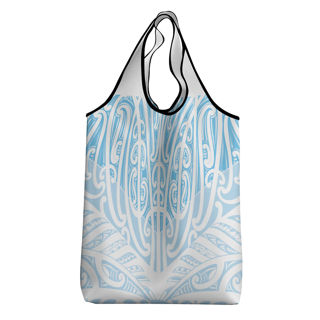Blue New Zealand Puhoro Maori Tattoo Grocery Bag LT14 - Polynesian Pride