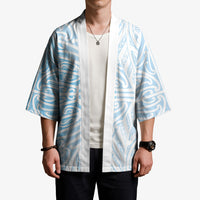 Blue New Zealand Puhoro Maori Tattoo Kimono LT14 - Polynesian Pride