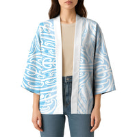 Blue New Zealand Puhoro Maori Tattoo Kimono LT14 - Polynesian Pride